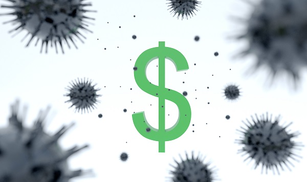 Coronavirus (COVID-19) Quarantine Dolar Economy.